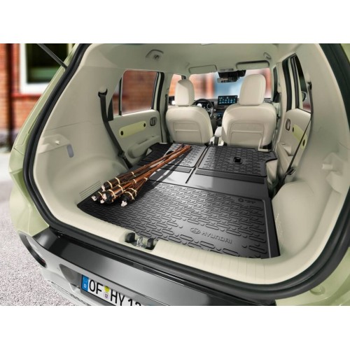 Hyundai Inster csomagtértálca 2024-től, gyári csomagtértálca, eltolható hátsó üléssel