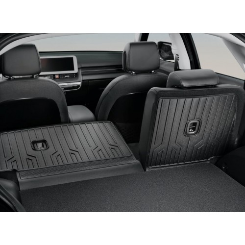 Hyundai Ioniq 5 hátsó űlés borítás 2021-től, gyári csomagtértálca toldás